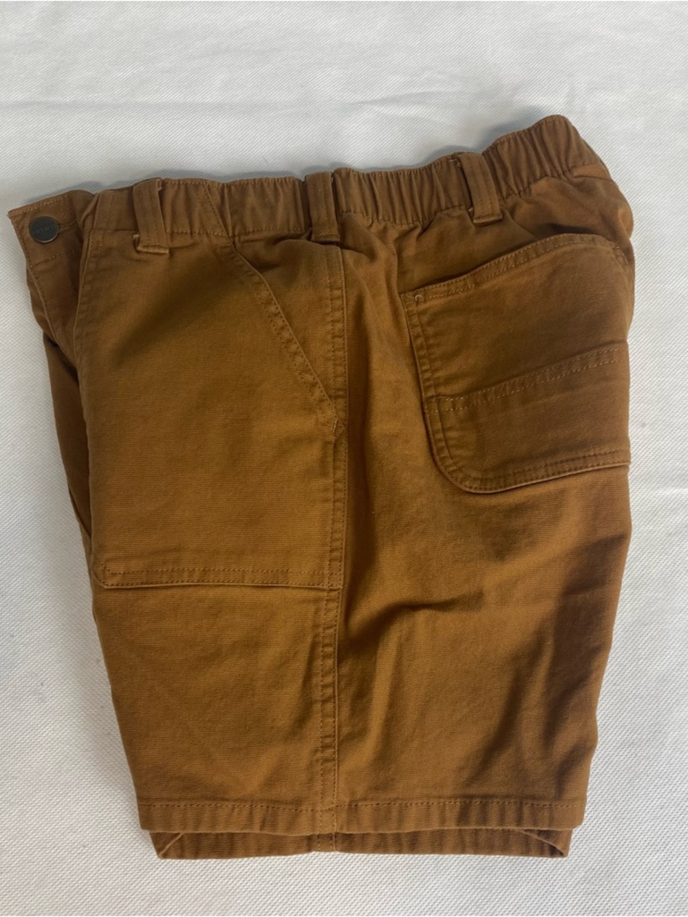 Carhartt Shorts Women 6 Brown Rugged Flex Canvas Relaxed Utility Shorts - Picture 7 of 12